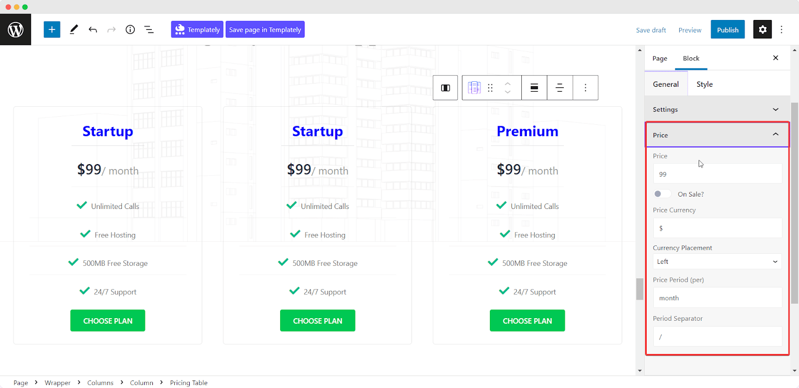 How To Create A Responsive Pricing Table In WordPress? 10 responsive pricing table