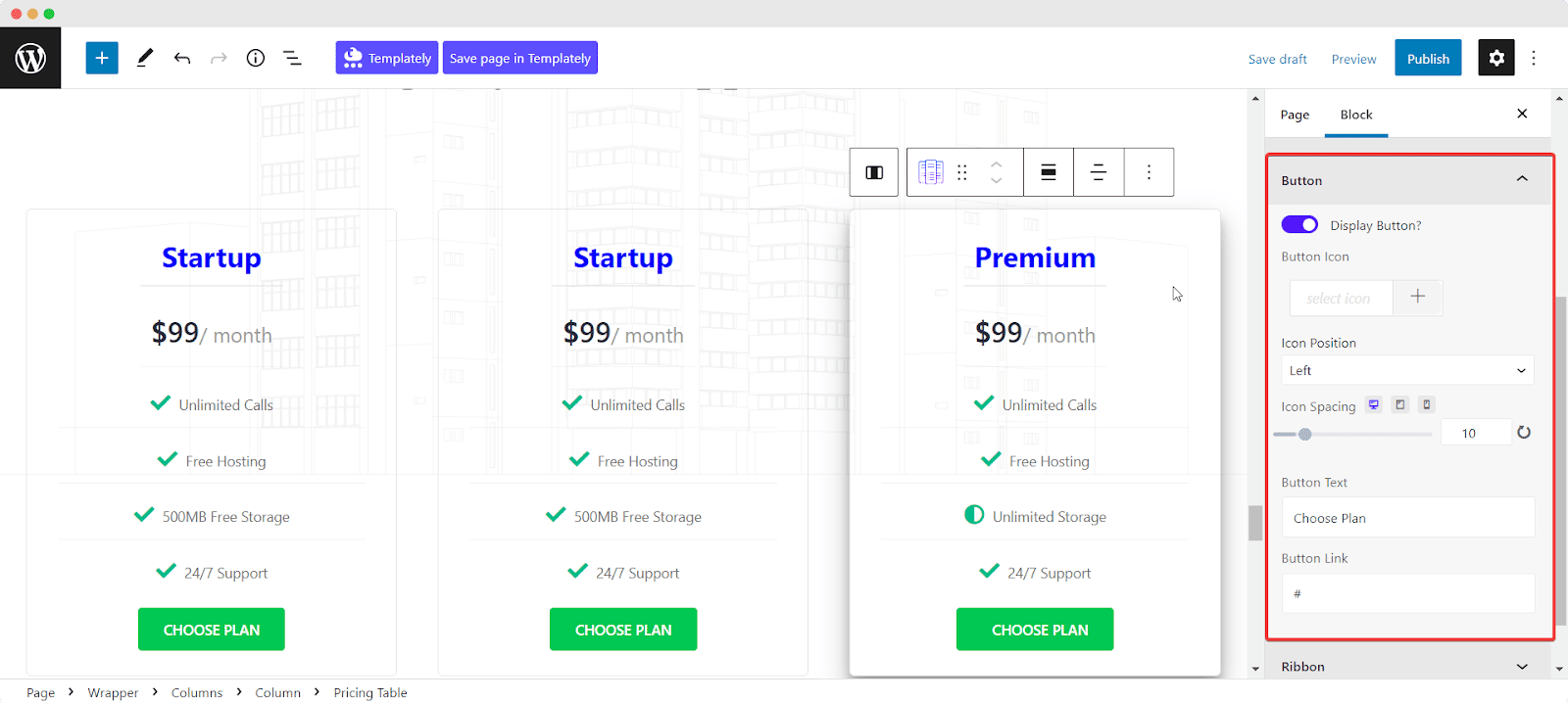 How To Create A Responsive Pricing Table In WordPress? 12 responsive pricing table