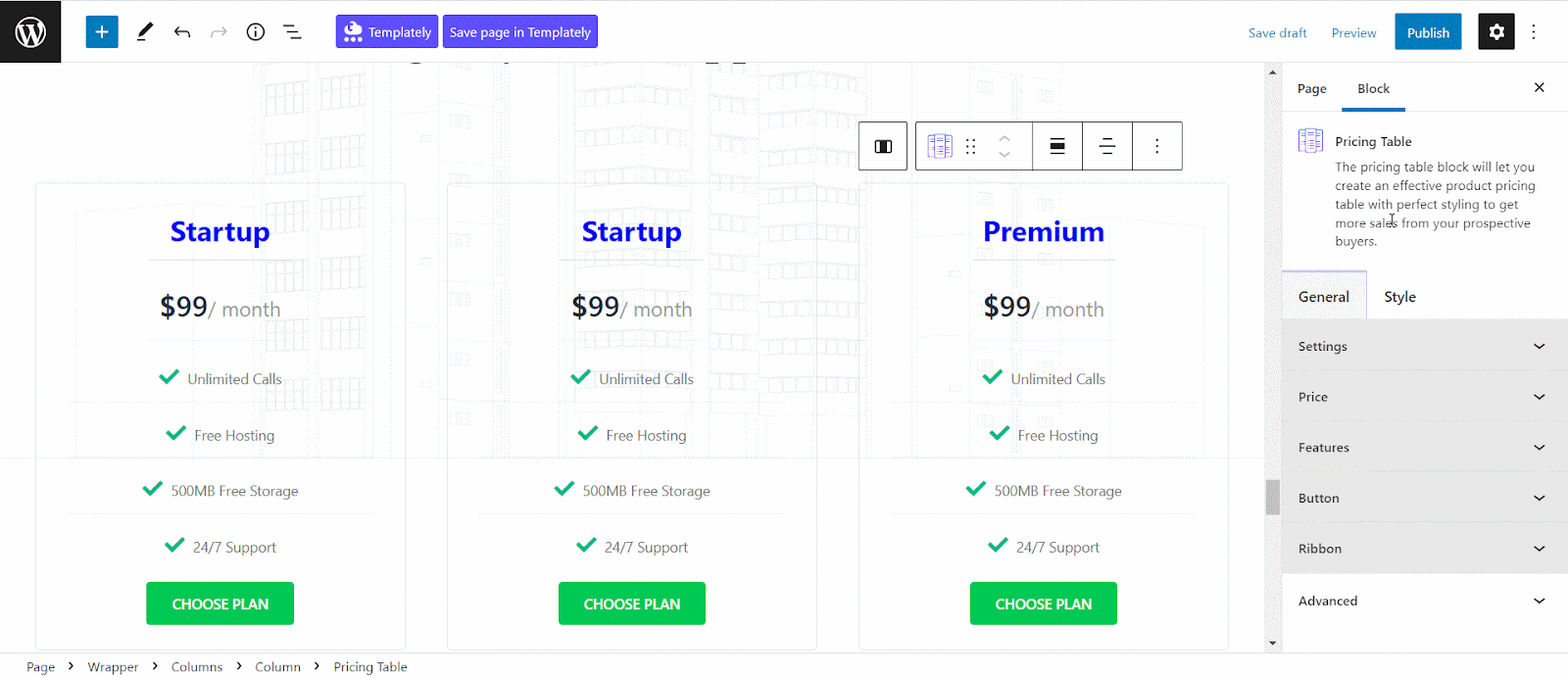 How To Create A Responsive Pricing Table In WordPress? 11 responsive pricing table