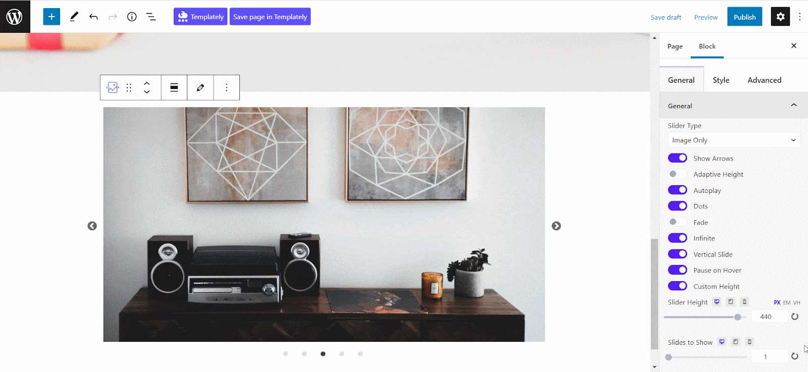 Slider In Web Design: How To Use It In Gutenberg? 15 slider in web design
