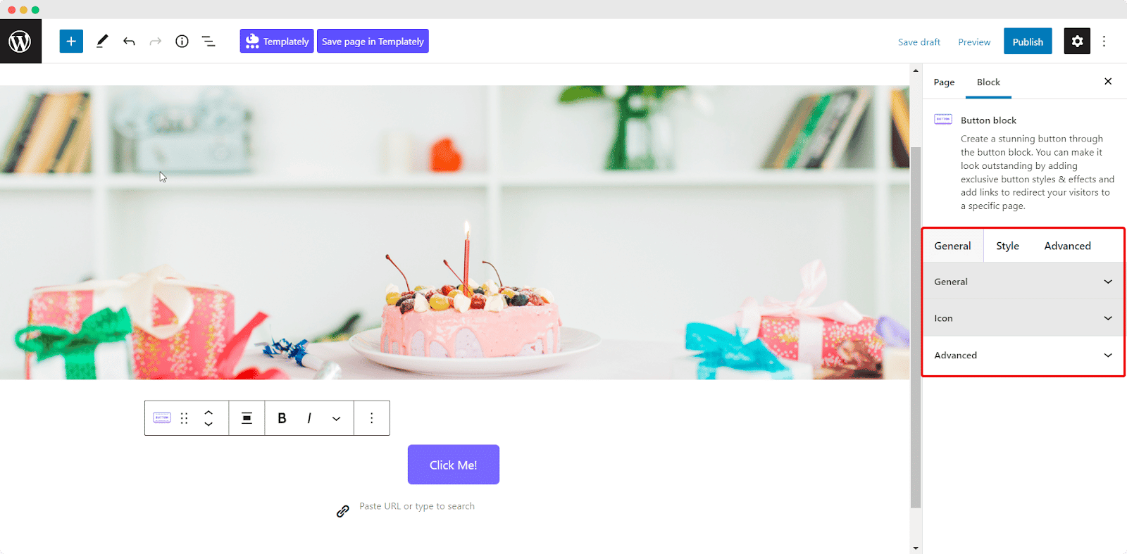 Buttons In WordPress
