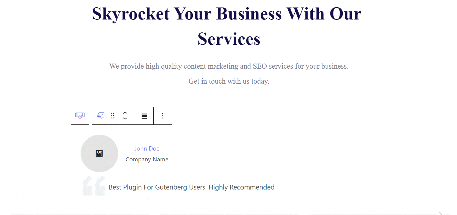 How To Showcase Customer Reviews Beautifully With Testimonials In Gutenberg? 14 Testimonials in Gutenberg