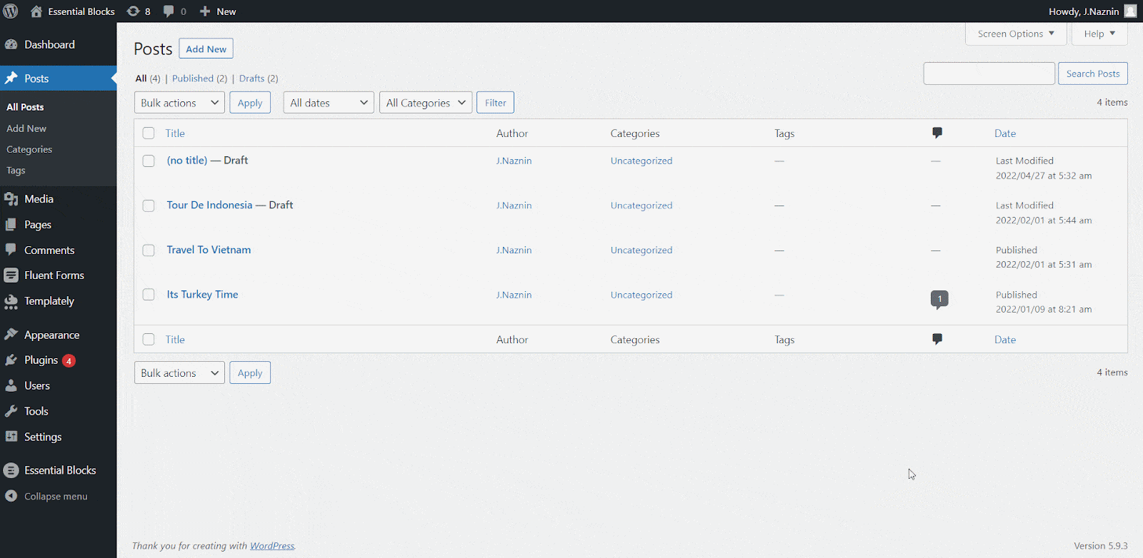 Buttons In WordPress