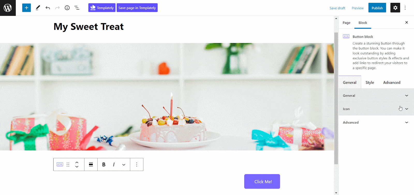 Buttons In WordPress