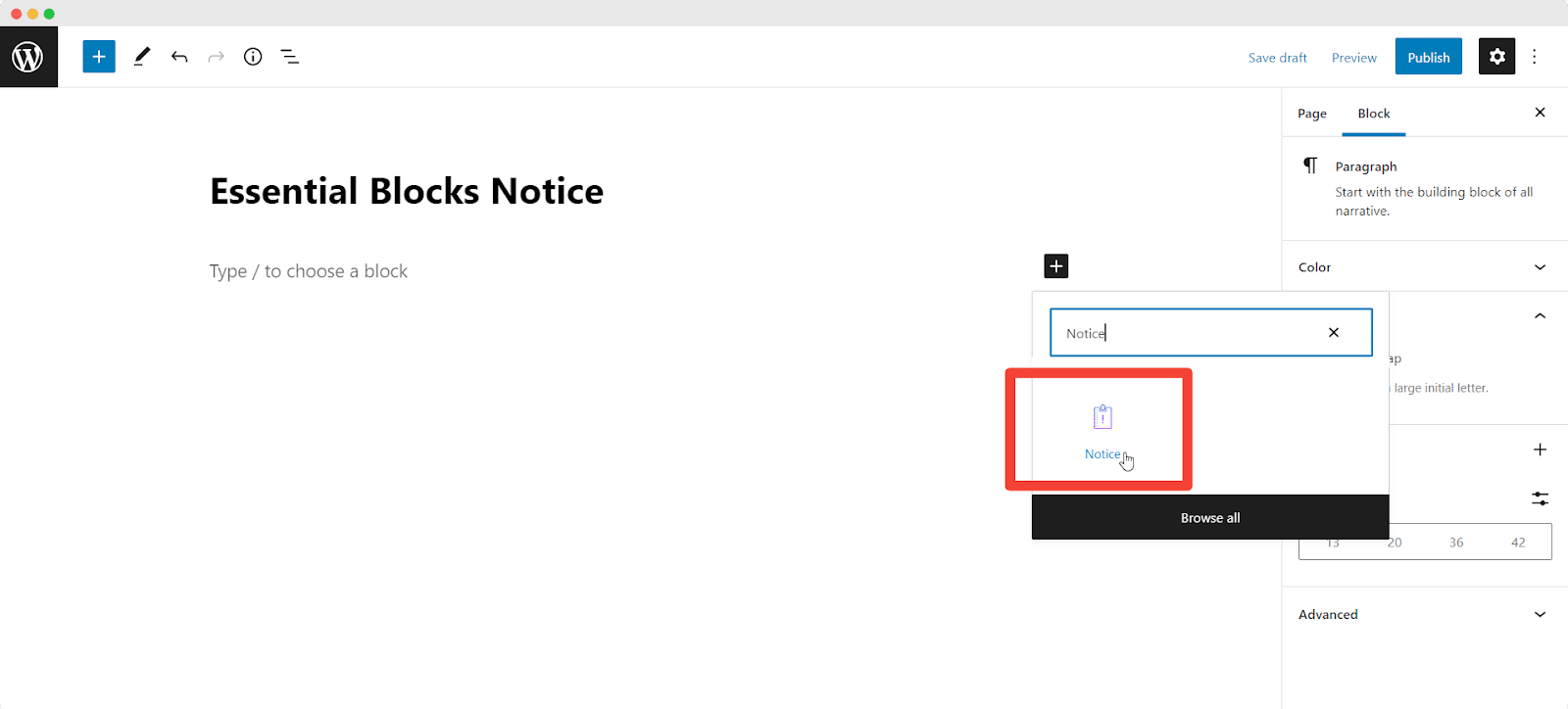 How To Create A Website Announcement In 5 Minutes Using Essential Blocks Notice 6 Website Announcement