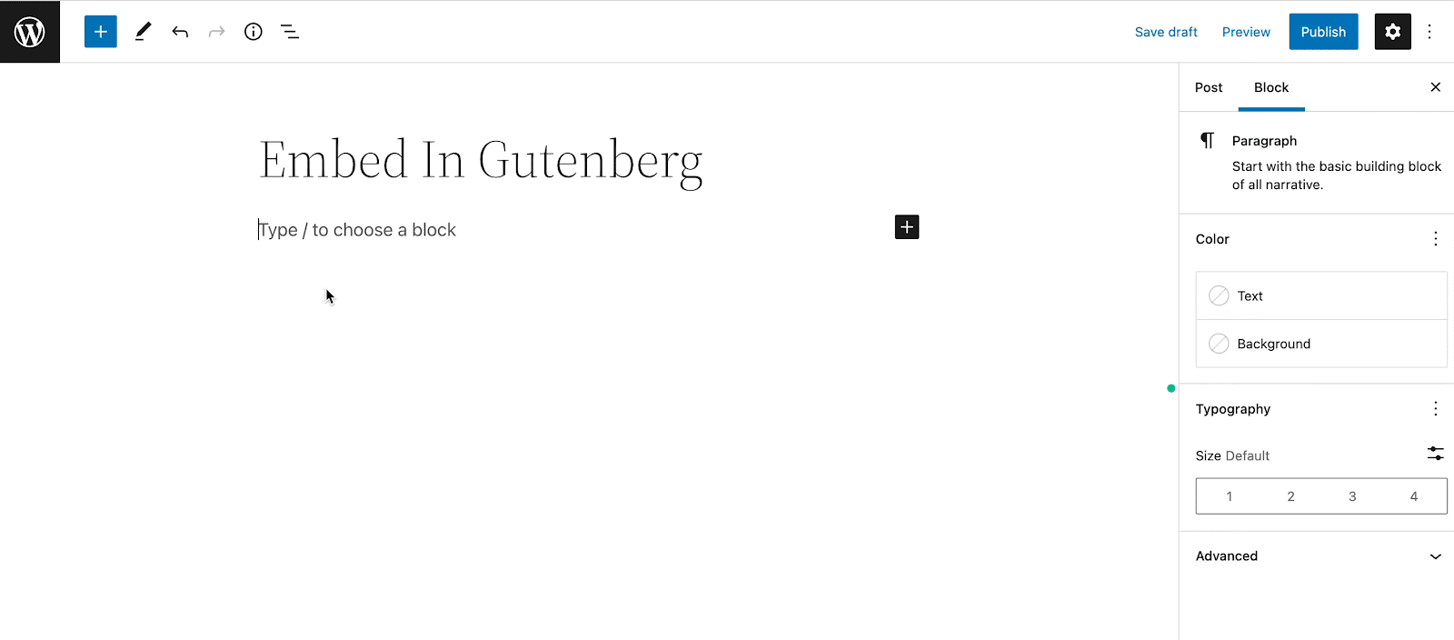 How To Embed 100 Sources In Gutenberg In 1-Click? 9 embed 100 sources