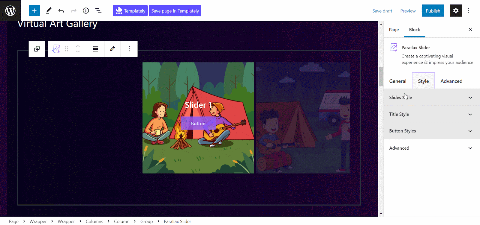How To Add Stunning Motion Effects To Your Site With Parallax Slider Block? 10 Parallax Slider