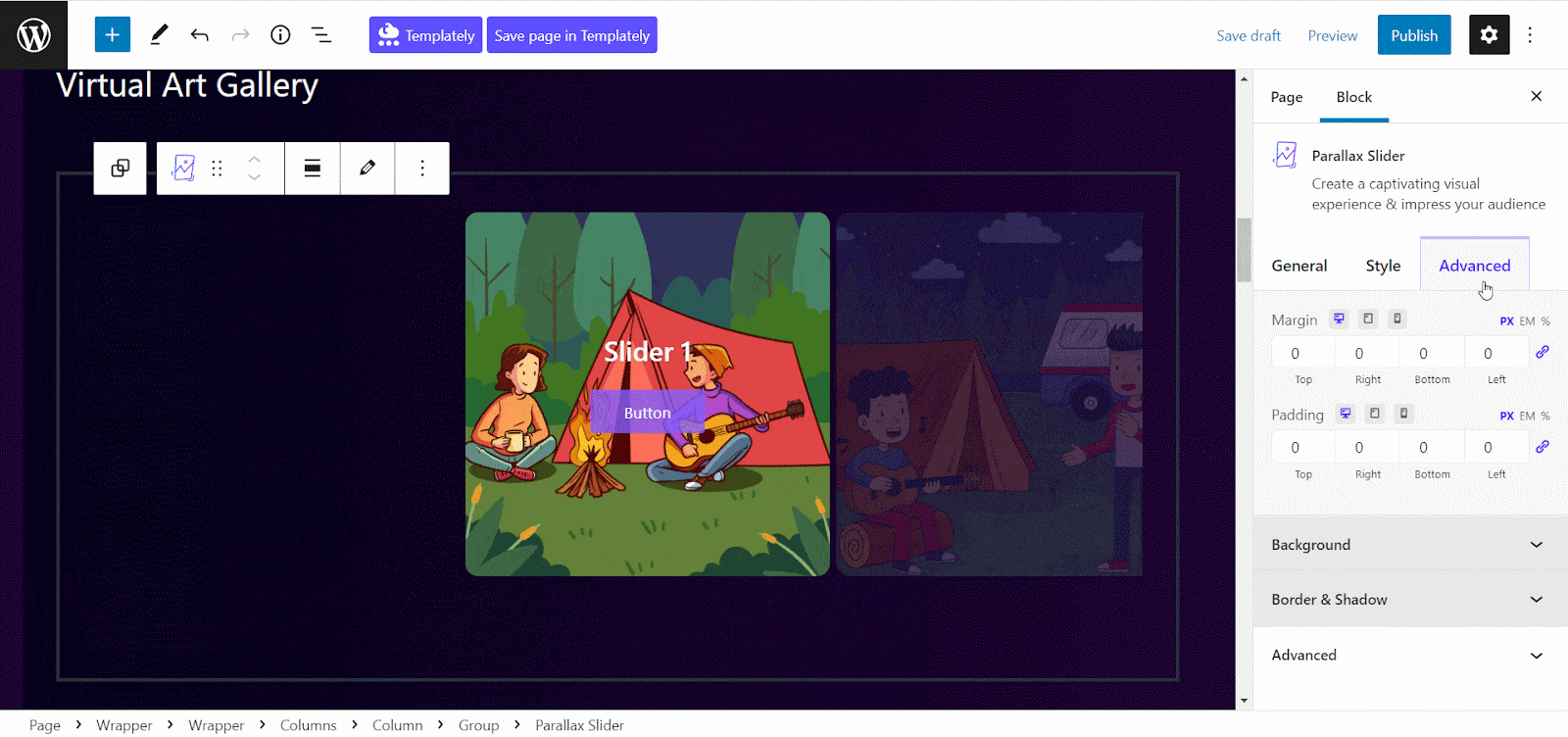 How To Add Stunning Motion Effects To Your Site With Parallax Slider Block? 13 Parallax Slider