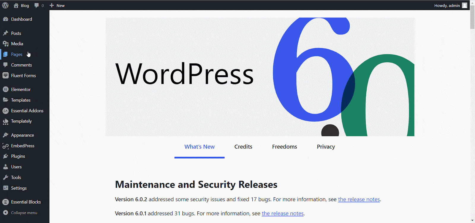 Web Page In Gutenberg