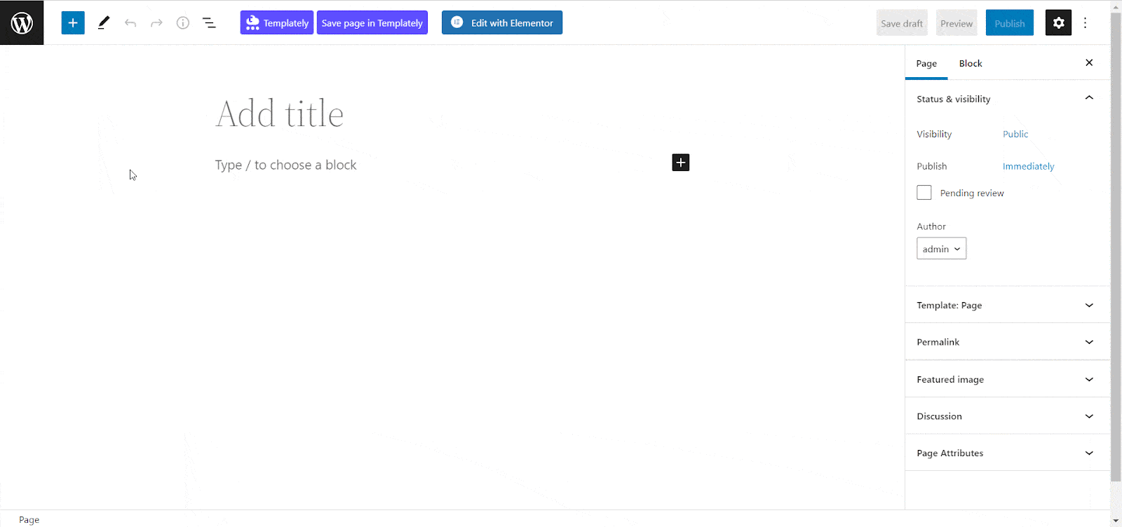 Web Page In Gutenberg