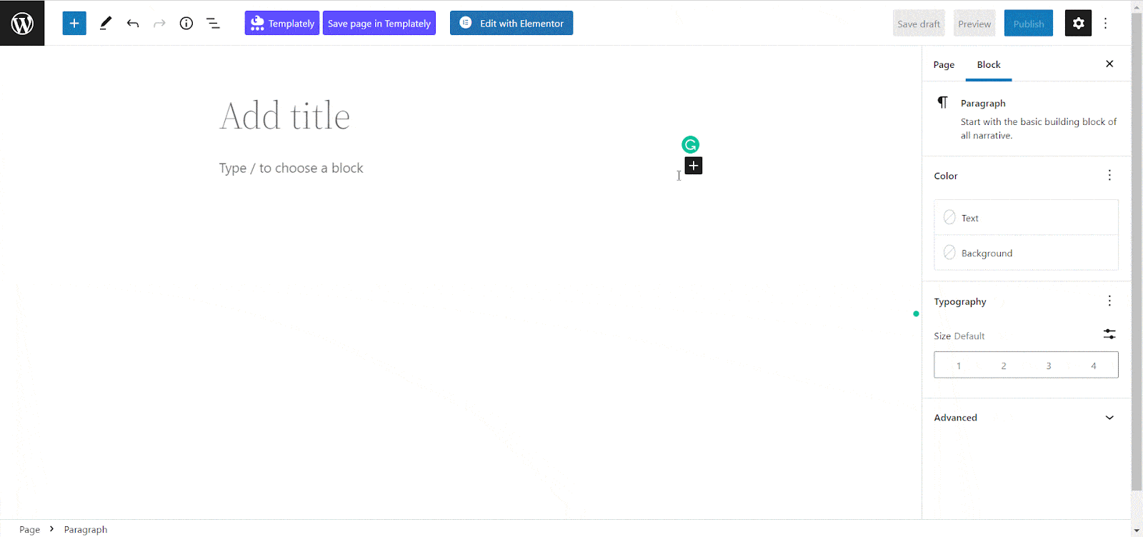 Web Page In Gutenberg