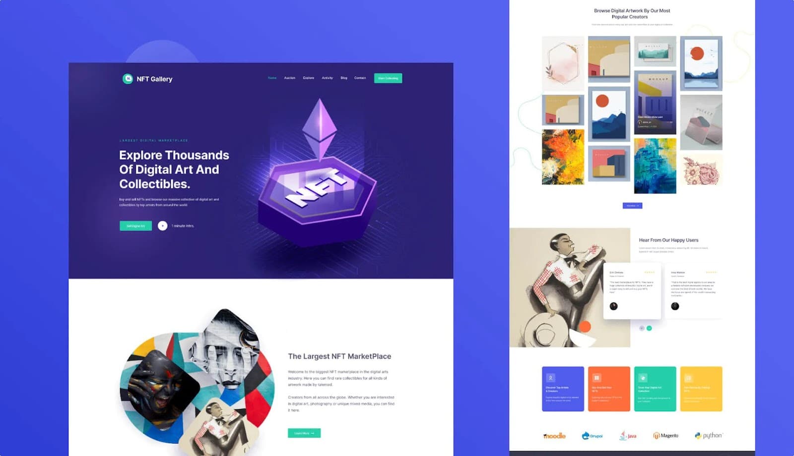 How To Create A WordPress NFT Gallery Website In Gutenberg? 14 NFT Gallery