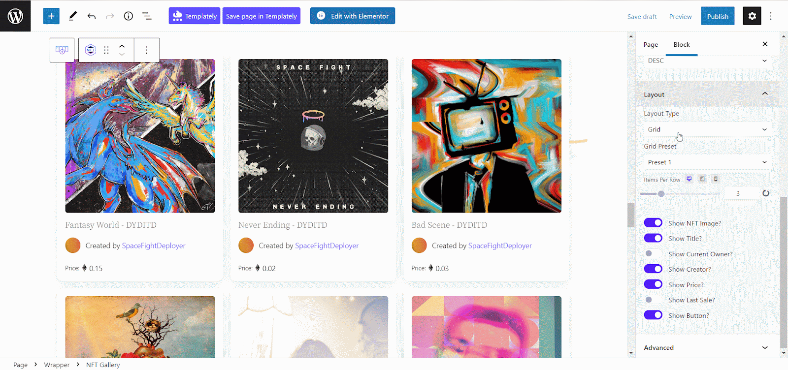 How To Create A WordPress NFT Gallery Website In Gutenberg? 12 NFT Gallery