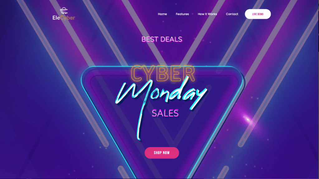 5+ Best Cyber Monday Templates For Gutenberg To Boost Sales 5 Cyber Monday Templates