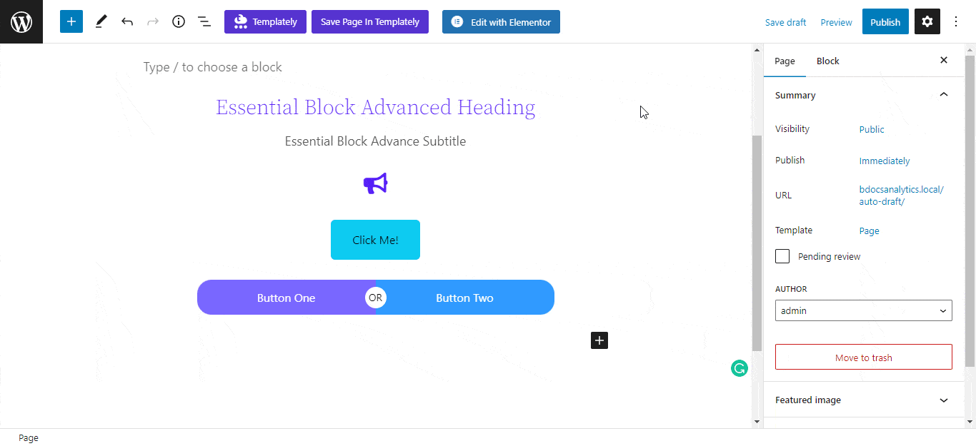 How To Insert Blocks With Essential Blocks For Gutenberg? 15 Insert Blocks With Essential Blocks
