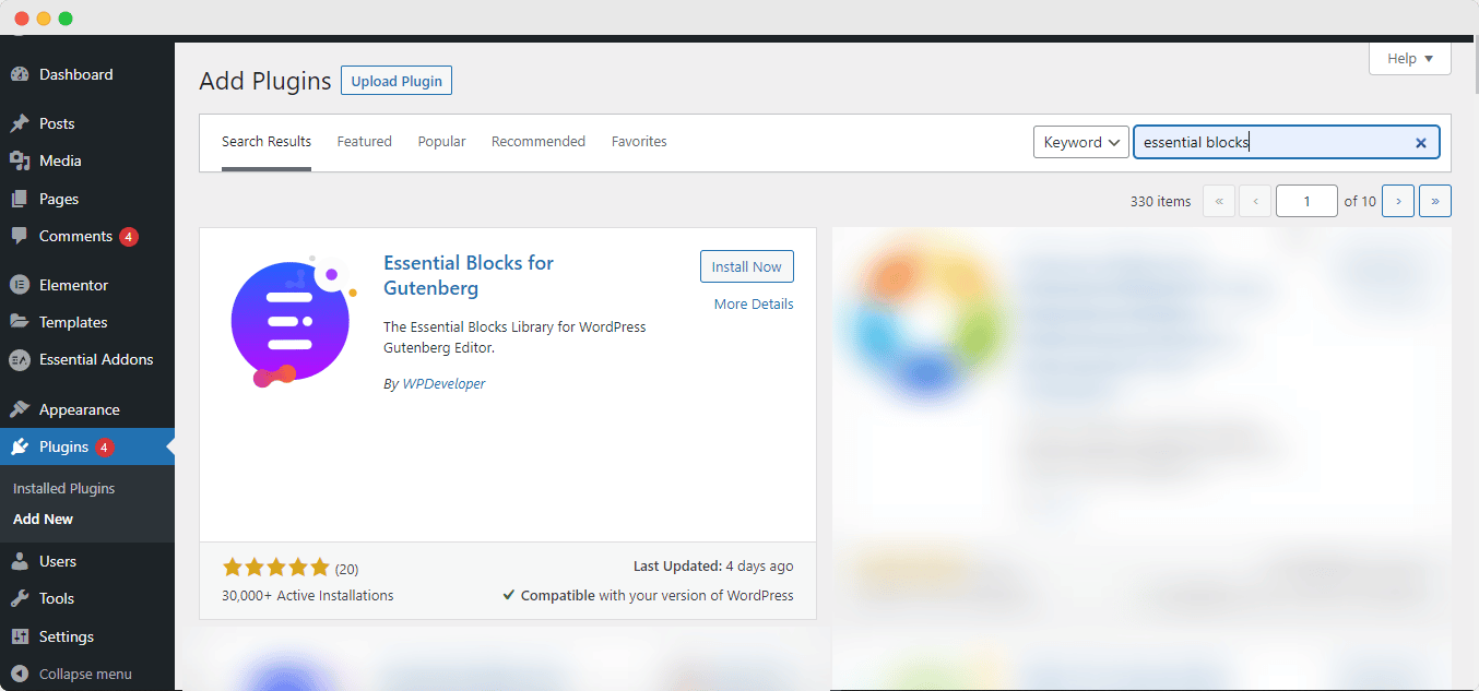 How To Insert Blocks With Essential Blocks For Gutenberg? 11 Insert Blocks With Essential Blocks