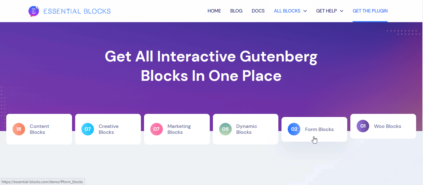 How To Insert Blocks With Essential Blocks For Gutenberg? 4 Insert Blocks With Essential Blocks