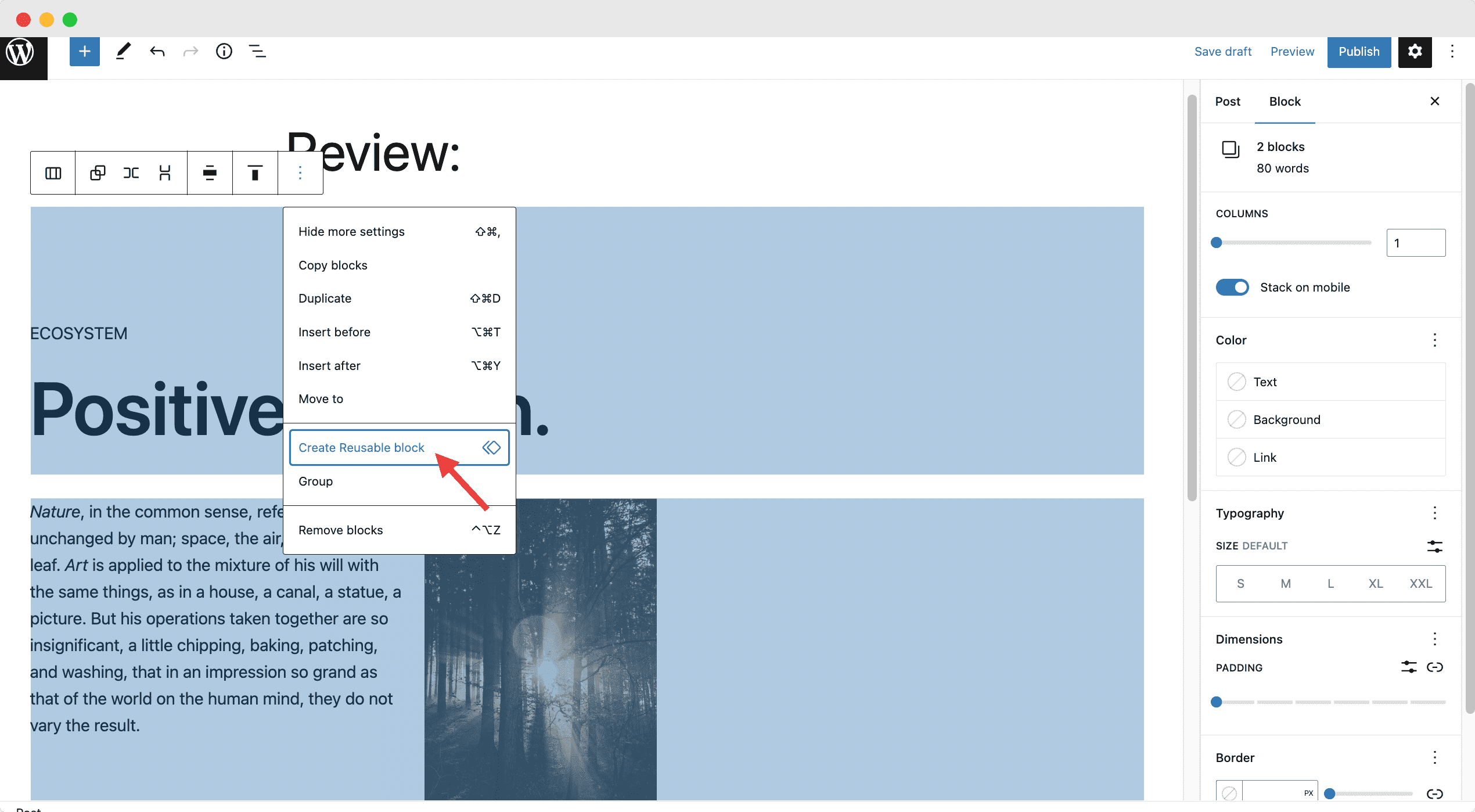 10 Gutenberg Tips And Tricks That Will Change The Way You Use WordPress Blog in 2023 4 Gutenberg Tips And Tricks: How To Create Reusable Blocks In Gutenberg