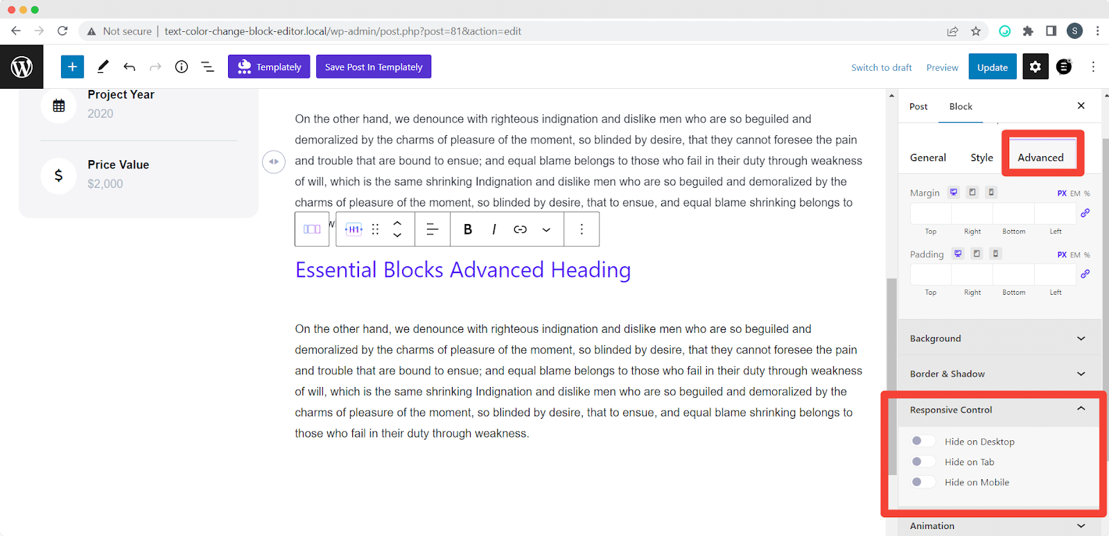 How To Change Text Color In WordPress