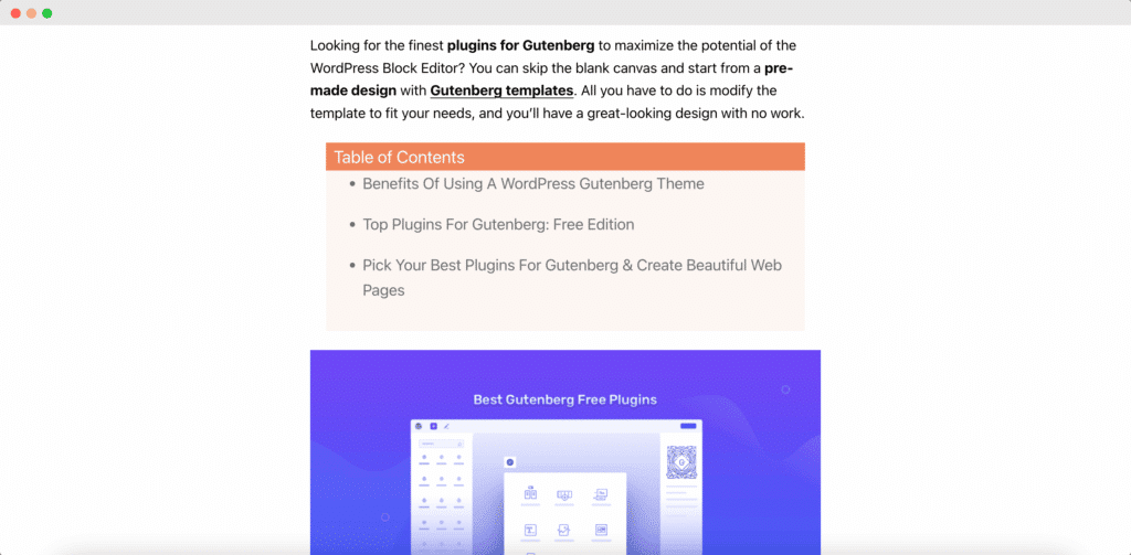 How To Use Table Of Contents To Make Your WordPress Posts Interactive 7 Table Of Contents
