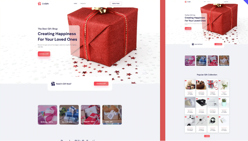 eCommerce Website Templates