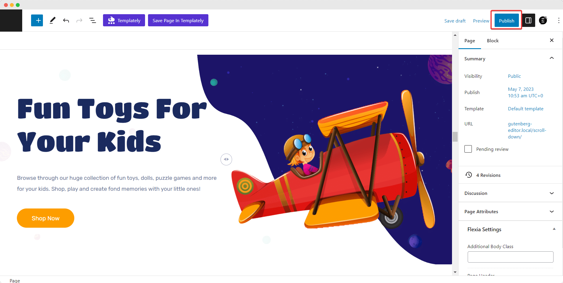 How To Create An Online Toy Store With Gutenberg Ready Template 17 online toy store