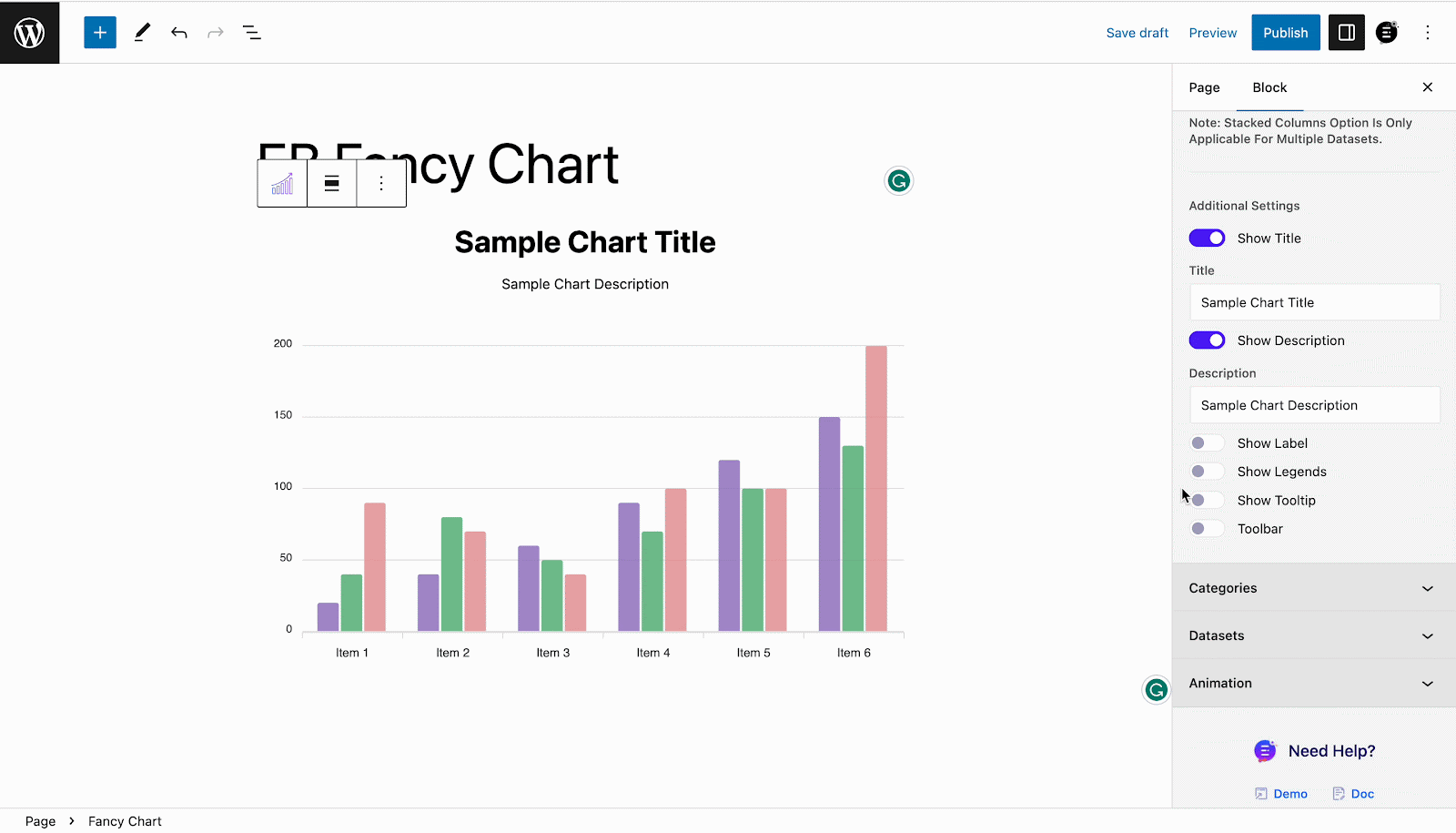 How To Add Beautiful Charts In WordPress With Fancy Chart From Essential Blocks? 12 Charts In WordPress