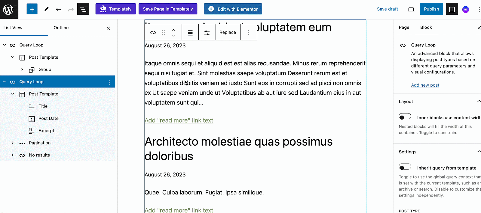 How To Use The Query Loop Block To Create Unique Layouts 8 Query Loop Block