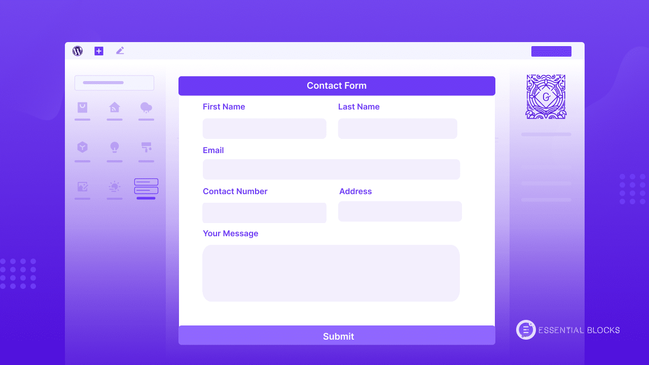 Forms In WordPress