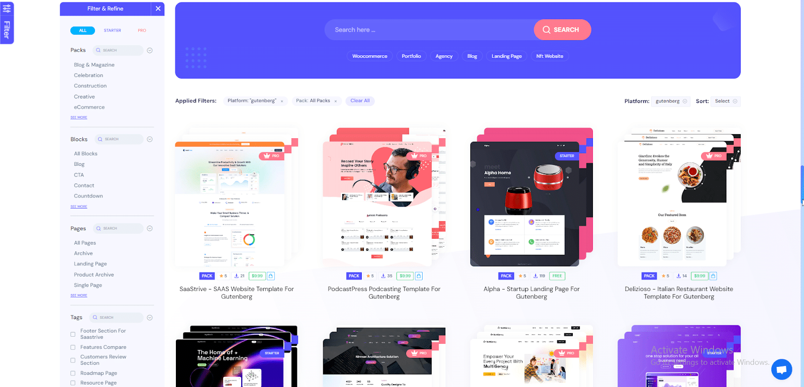 How To Get Access To All-In-One WordPress Gutenberg Template Library? 3 WordPress Gutenberg Template